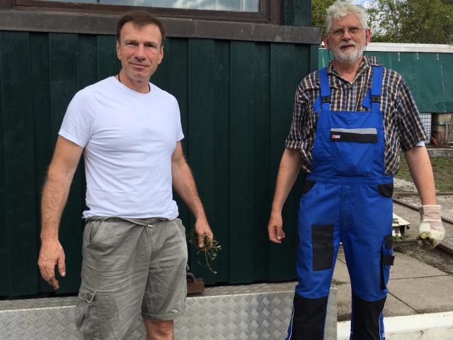 Spätestens hier ist klar, warum wir die Veranstaltung "Arbeitseinsatz" nennen ...