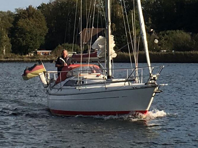 Das kläauft der Motor noch: Hansy Tylinsky auf seiner Courage