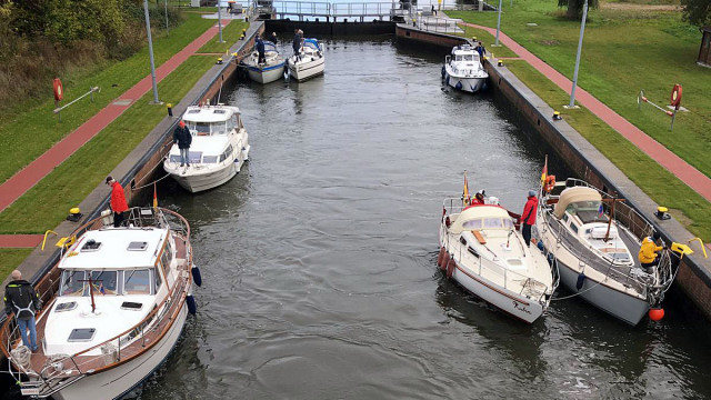 Eine Schleusenkammer nur für uns
