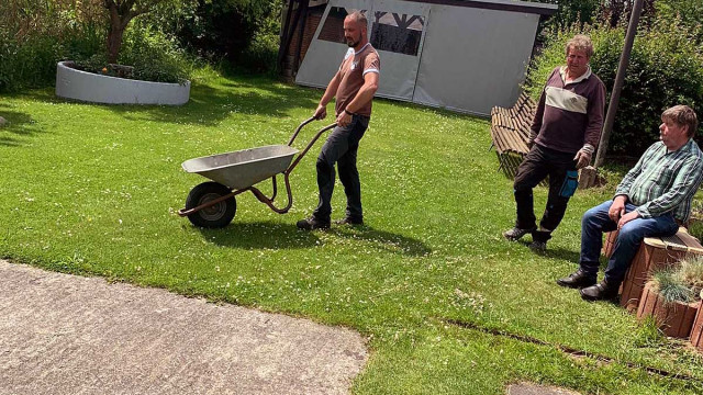 Überhaupt ist Grün bestimmend bei uns!