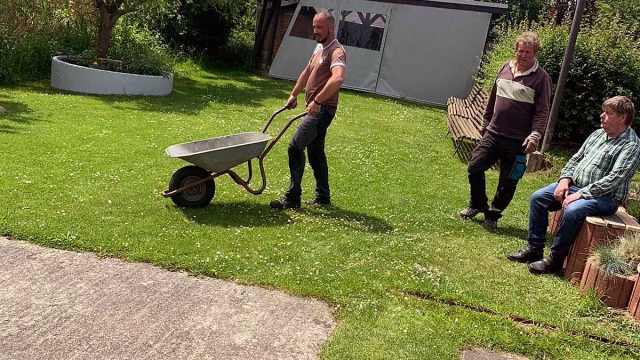 Überhaupt ist Grün bestimmend bei uns!